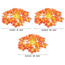 LED Maple Leaf Light String Fake Autumn Leaves LED Fairy Garland for Christmas Thanksgiving Halloween Party Home Decoration