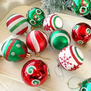 The Solstice Set | Hand-Painted 6cm Christmas Baubles