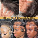 40 Inch Straight HD Lace Front Wig 13x6 HD Lace Frontal Human Hair Wig For Women Pre Plucked with Baby Hair Brazilian Hair