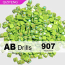 Neuheiten Einfarbige AB-Quadrat-Diamantperlen für DIY-Diamantmalereien Harz AB-Steine 2,5 mm AB-Steine 1000/2000 Stück