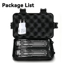High Strong Power Led Flashlights 2000LM Tactical Torch with Display Light USB Charging Camping Fishing Emergency Zoom Lantern