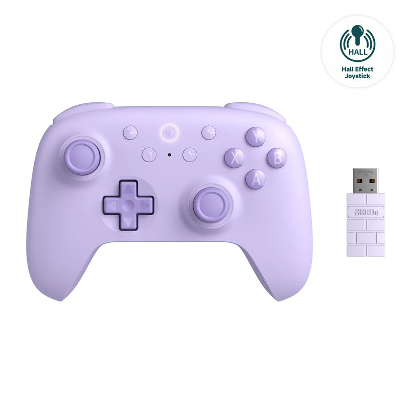 8BitDo - New Ultimate 2C Wireless 2.4G Gaming Controller with Hall Effect Joystick for PC Steam Deck Raspberry Pi Android