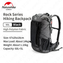 Naturehike Ultralight Backpack 60+5L/40L With Frame Waterproof Travel Bag Large Capacity Camping Outdoor Hiking With Rain Cover