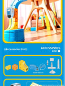 New Children'S Educational Electric Magnetic High-Speed Train Magic Track Cube Diy Magnetic Assembly Toy For Boys And Girls