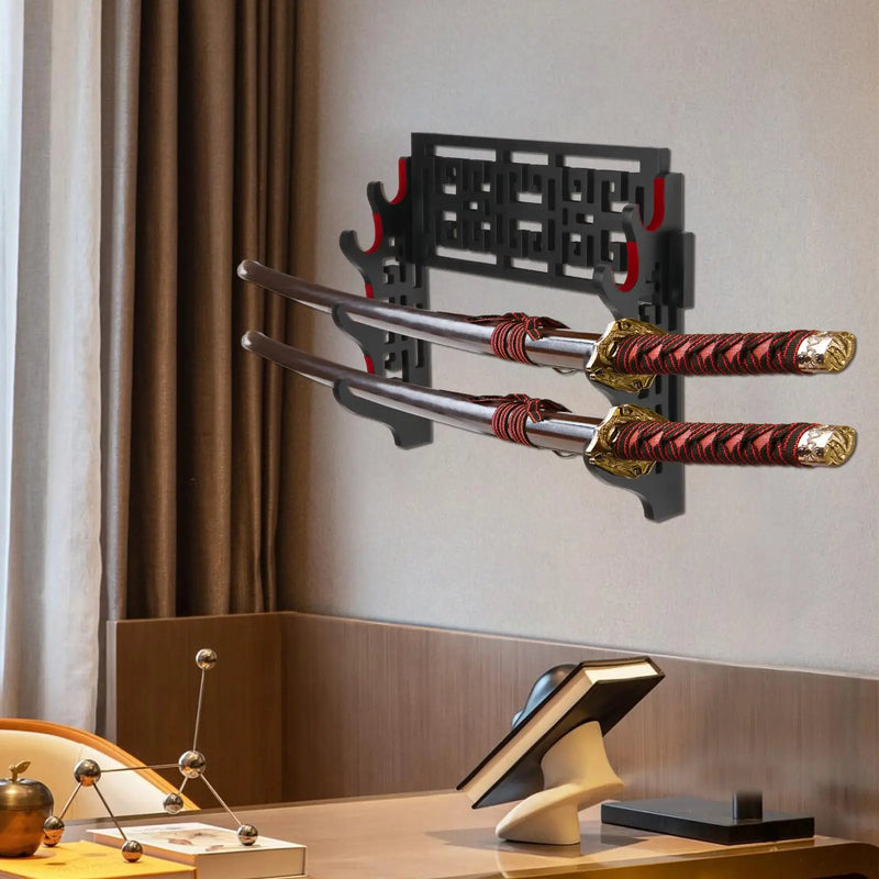 4 Tier Sword Stand Display Support, Base Decoration Sword Holder Holder for