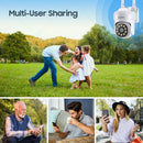 1080P IP Camera Ycc365 Plus Outdoor Home Security Auto Tracking AI Human Detection Camera WIFI CCTV Surveillance Camera