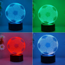 1 football 3D night light, Father's Day, holiday gift table light for family, atmosphere light, companion sleep light.
