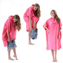 Quick-drying Changing Robe Quick Dry Bathrobe Hooded Absorbent Bath Towel Swimming & Fitness Super Absorbent Bathrobe
