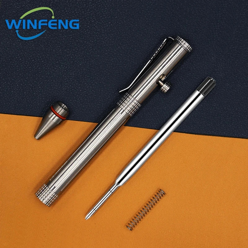 High Quality Metal Tactical Pen Self Defense Ballpoint Pen Student School Office Stationery Emergency Survival Window Breaker