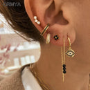 CRMYA Vergoldete Ohrhänger für Damen, Boho-Stil, Zirkonia, wasserdicht, Damenohrringe, Schmuck Großhandel 2023