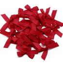 50Pcs/Lot 3.5*4cm Colourful Ribbon Bows Polyester Handmade Satin Bow DIY Sewing Crafts Decoration Gift Bouquets Party 2030