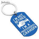 Father's Day Keychain Gifts for Grandpa The Best Dads Get Promoted To Grandpa Keyring Birthday Thanks Giving Day Christmas Gifts