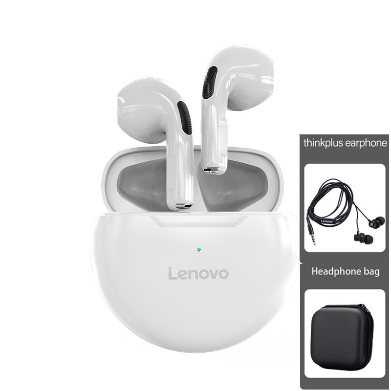 Lenovo LivePods HT38 TWS Bluetooth Earphone Mini Wireless Earbuds with Mic for iPhone Xiaomi Sport Waterproof 9D Stere Headphone