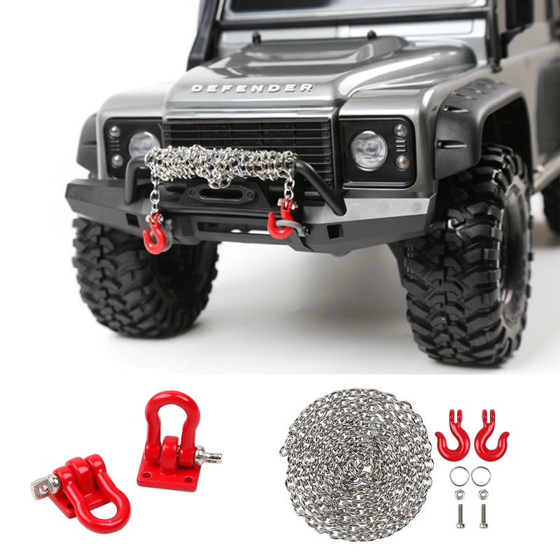 RS RC Trailer Tow Hook Metal Accessories Upgrade for 1:10 RC Crawler Car Redcat Gen8 VS4-10 Axial SCX10 90046 AXI03007 Capra