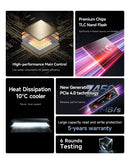 MOVESPEED 7450MB/s SSD NVMe M.2 2280 4TB 2TB 1TB Internal Solid State Hard Disk M2 PCIe 4.0x4 2280 SSD Drive for PS5 Laptop PC