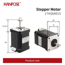 HANPOSE Nema17 stepper motor, torque 78 oz-in (52 N-cm), current 1.8 A. Models 17HS8401 17HS 2408 17HS3401S 17HS4401S 17HS6401S