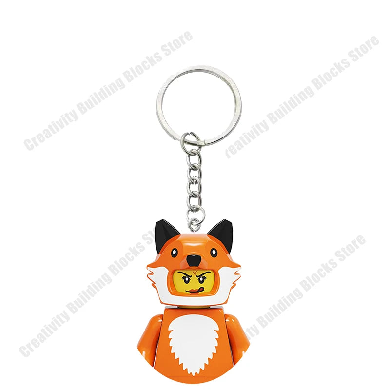 Hot Selling Classic Series keychain Mini 3D Character Model Set Building Blocks Assembling Toys Children's Birthday Gifts