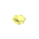 Gobricks GDS-2059 Outdoor Accessory Kit Flower with 6 Rounded Petals and Pin compatible with lego 95831 Assembles Building Block