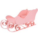 Outdoor Deko Weihnachtsschlitten Exquisites Ornament Verzierung Süßigkeitenständer Schlitten Weihnachten Zart Rosa Mini Desktop
