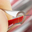 5M Transparent Car Door Edge PVC Scratch Protector Strips Car Anti-collision Sealing Strip Door Anti-scratch Transparent Strip