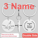 Personalized Keychain Love Gifts Customized Name Father's Mother's Day Papa Mom Key Chains Rings For Daddy Car Key Pendant