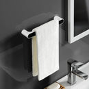 Self-adhesive Towel Holder Rack Wall Mounted Towel Hanger Bathroom Organizer Towel Bar Shelf Bathroom Hook Kitchen Wipes Hanging