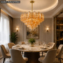 The Amber Atelier | Hand-Set Murano Glass Chandelier