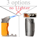 Portable Humidor Cigar Box Travel Cigar Case Leather Cedar Wood Cigar Humidor Box W/ or W/O Cutter Lighter Puro Set Accessories