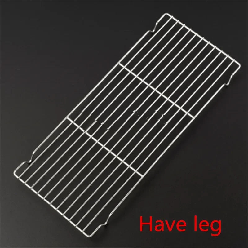 barbecue  bbq net square grid cooking square bbq grill stainless steel mesh Bar Baking Cooling Frame Fire Flat Chicken Duck Mesh