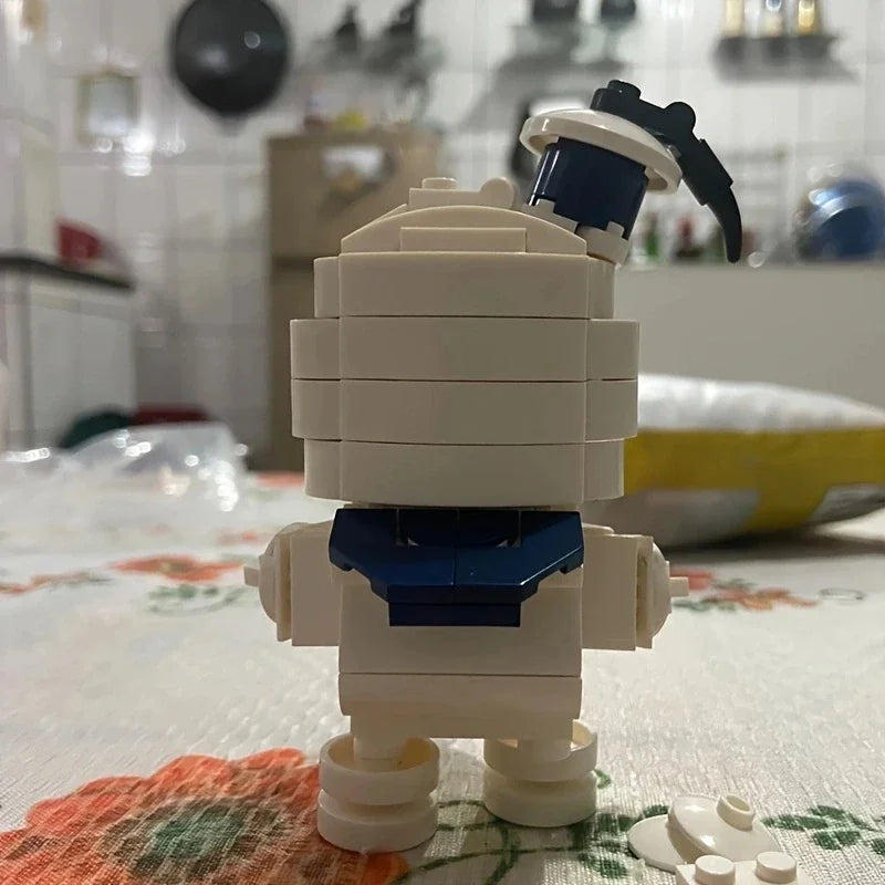 Moc Brickheadz Movie All Members action Figures Classic Character Building Block Set Doll Brick Model DIY Toy Birthday Gifts