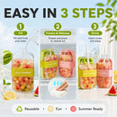 2 in 1 Ice Cube Tray Water Bottle Portable Ice Maker Mold Press Water Fill Ice Bucket Box for Summer Drinks