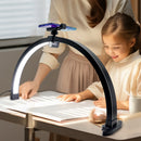 Halbmond-Schönheitslampe, Nagellampe mit Touch-Steuerung, faltbare tragbare Lampe, LED-Fülllicht mit Telefonhalter