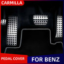 Car Pedal Accessories For Mercedes Benz AMG C E S GLC GLK SLK CLS SL Class W203 W222 W213 W205 W204 W211 W212 W210 X204 W218