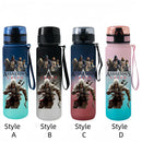 Assassins Game Creed 650ml Large Capacity Water Bottle Outdoor Sports and Game Peripheral Water Cup Plastic Frosted Cups