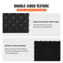 SucceBuy Garage Tiles Interlocking 12in 25/50Pcs Garage Floor Covering Tiles Non-Slip Double-Sided Texture for Garages Repair