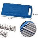 40Pcs/Set 3/8" & 1/2" Drive Allen Key Torx Hex Star Spline Socket Bit Chrome Sockets Set Handle Tools Kit With Case