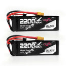 2 Stück CNHL 3S 11.1V Lipo Akku 2200mAh 30C 70C mit XT60 Stecker für RC Flugzeug Hubschrauber Quadrocopter FPV Drohne Auto Rennsport Hobby