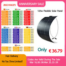 18V Solar Panel 125W 250W Flexible Solar Panels Monocrystaillne Solar Cell 12V/24V Battery Charge 1000W Home System Kits RV Boat