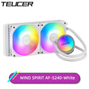 TEUCER AF-S360 CPU Water Cooling Cooler, LGA 2011 V3 X99 Motherboard Dazzle Color Liquid Cooling Radiator For 1700 1200 115X AM4
