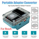 BAT618 Li-ion Battery Charger Adapter Converter Power Bank USB Type-C Fast Charger for Bosch 18V Li-ion Battery Replace AL1820CV