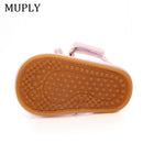 2023 New Arrival Baby Sandals Summer PU Leather Tassel With Bow Baby Girl Sandals Rubber Bottom High Quality Toddler Moccasins