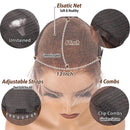 The Mocha Cascade | 36-Inch 220% Density Chocolate Brown HD Lace Front Wig