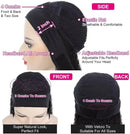 Full Machine Made Bling Hair Headband Wig 180% Density Brazilian Remy Kinky Curly Human Hair For Black Women 100% Human Hair