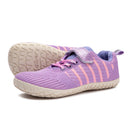 ZZFABER Barfußschuhe Kinder Flexible Mesh-Sneaker Weiche Weite Zehenpartie Freizeitschuhe für Jungen Mädchen Sportschuhe Bequemes Schuhwerk