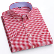 The Oxford Line | 100% Cotton Short-Sleeve Oxford Shirt