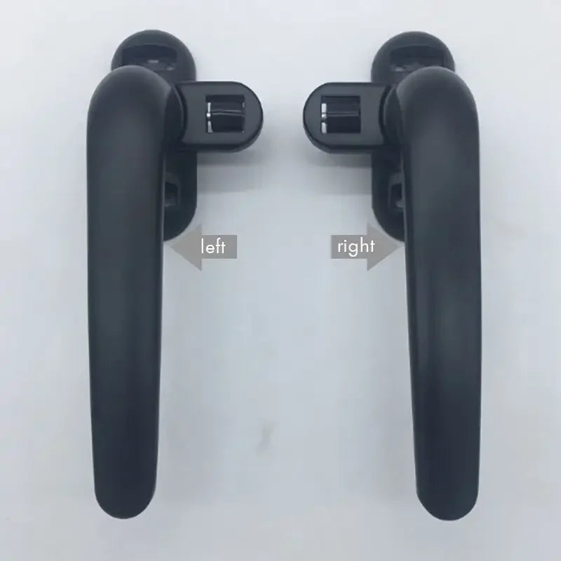 Casement Window Aluminum Alloy Left / Right Hand Locking Handles Grips Solid Window Handle Door and Window Lock Black, White