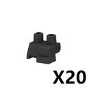 MOC Military Building Blocks Soldiers Figures Special Accessories Squatting Posture Arm Hand Kit Bricks Toys For Kid Gifts O020