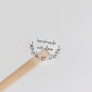 160pcs/lot Round Love garland handmade with love DIY decorative stickers Kraft paper white transparent Sealing Label Sticker