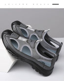 New Summer Sandals Breathable Men Shoes Mesh Outdoor Men Hollow Sandals Antiskid Beach Sandals Flats Footwear Zapatillas Hombre