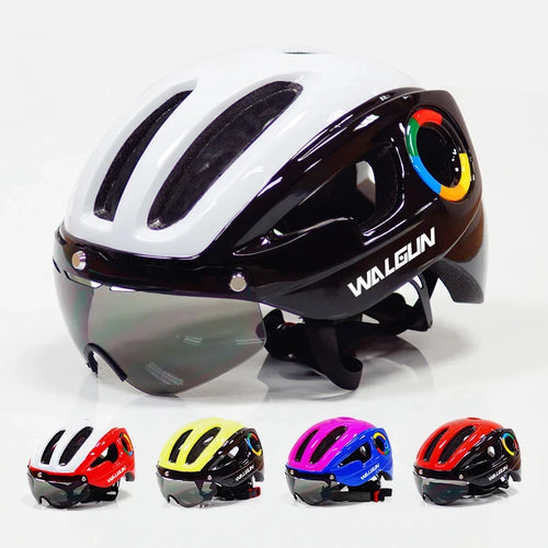 270g ultraleichter EPS-Fahrradhelm für Herren, Rennrad MTB Mountainbike Helm, Brillen, Radsportausrüstung, 9 Belüftungsöffnungen, Casco Ciclismo